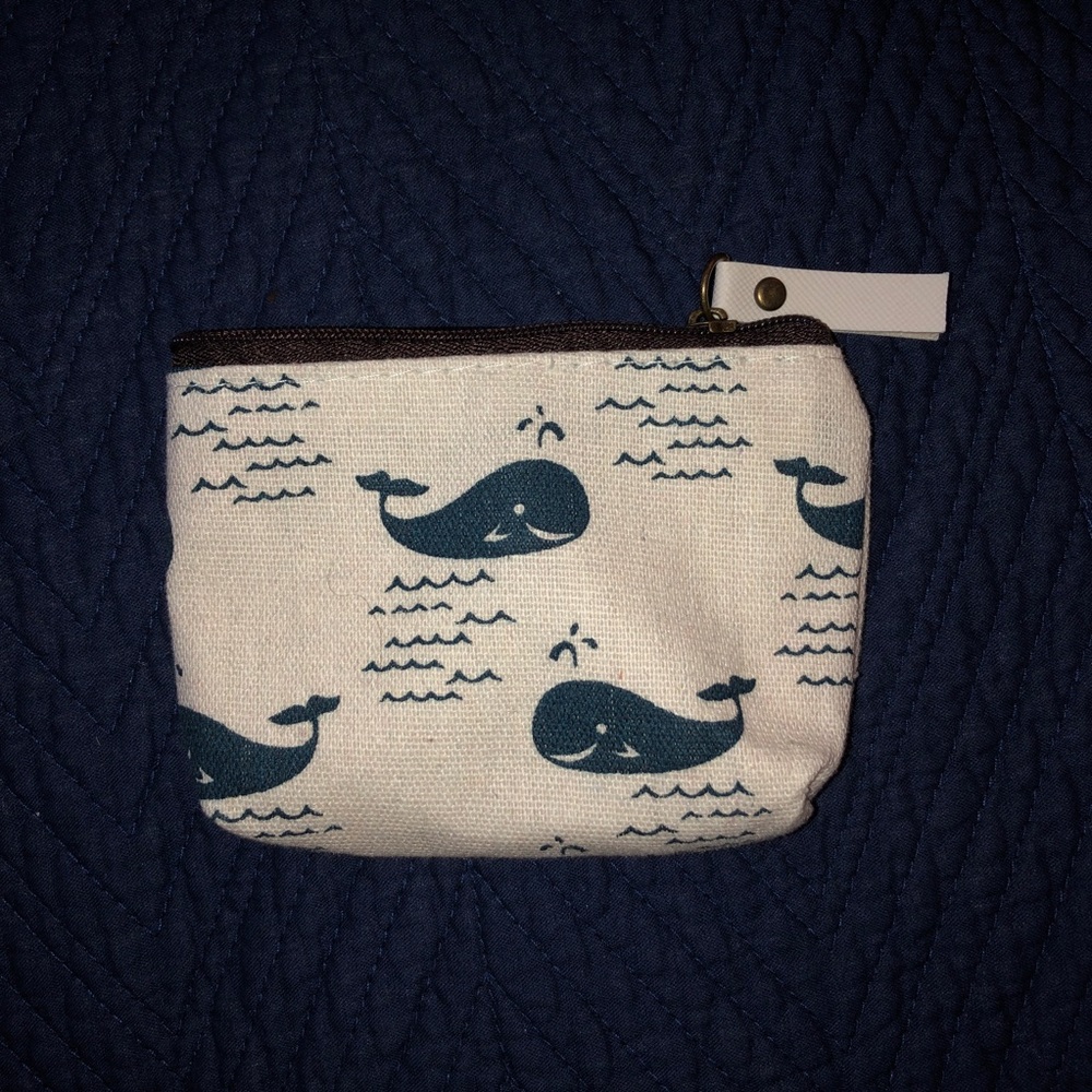 Whale Pattern Coin Purse